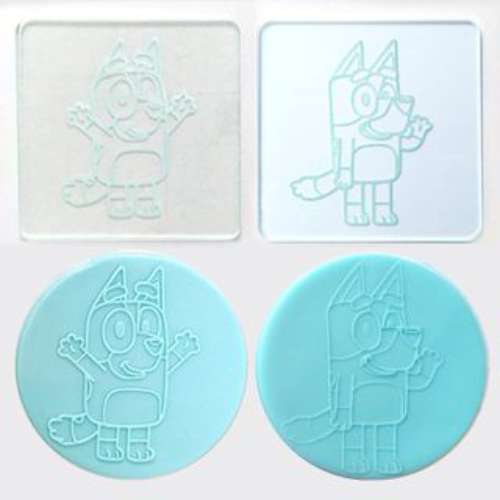 Bluey Debosser Stamps - set of 2